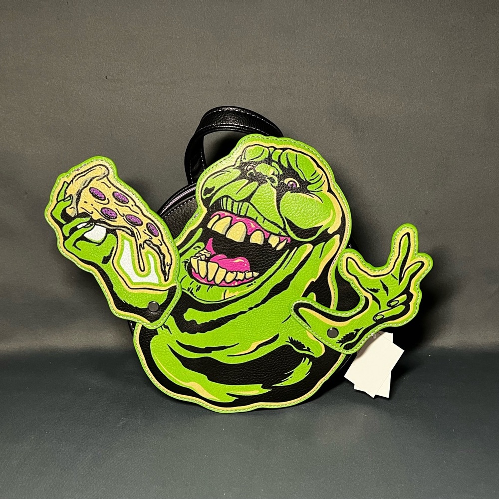 Universal Halloween Horror Nights 2024 Ghostbusters Slimer Cross Mini Backpack - Picture 1 of 6